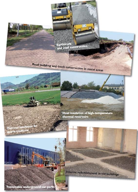 Application of Foam Glass